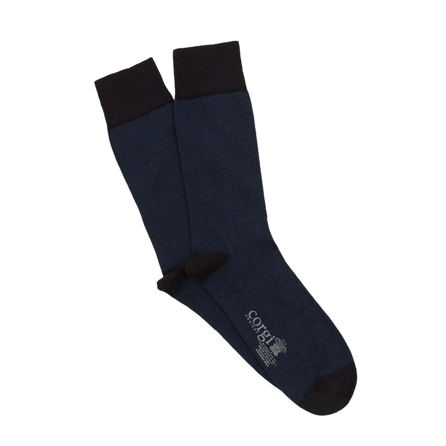 Men's Micro Striped Cashmere Blend Socks