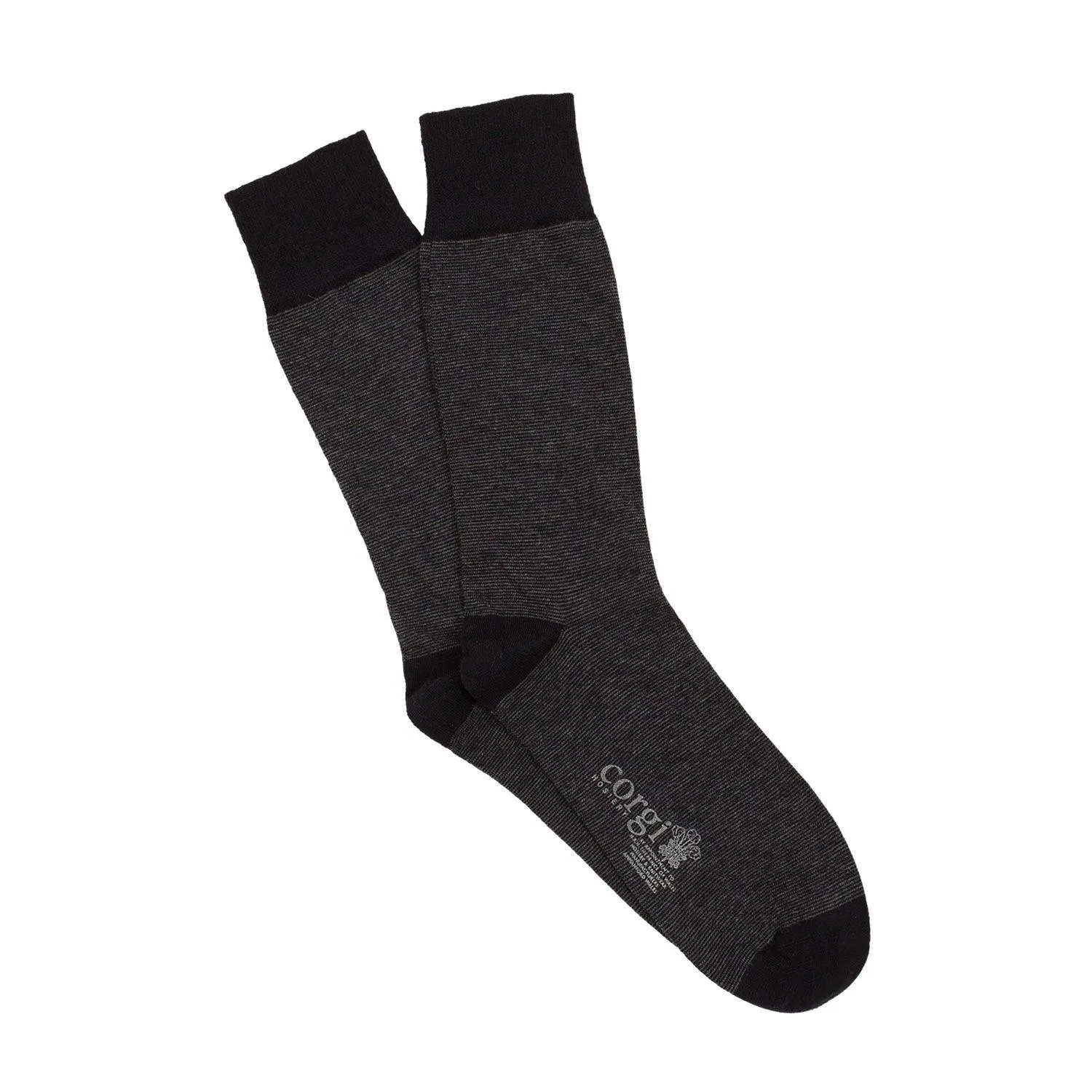 Men's Micro Striped Cashmere Blend Socks