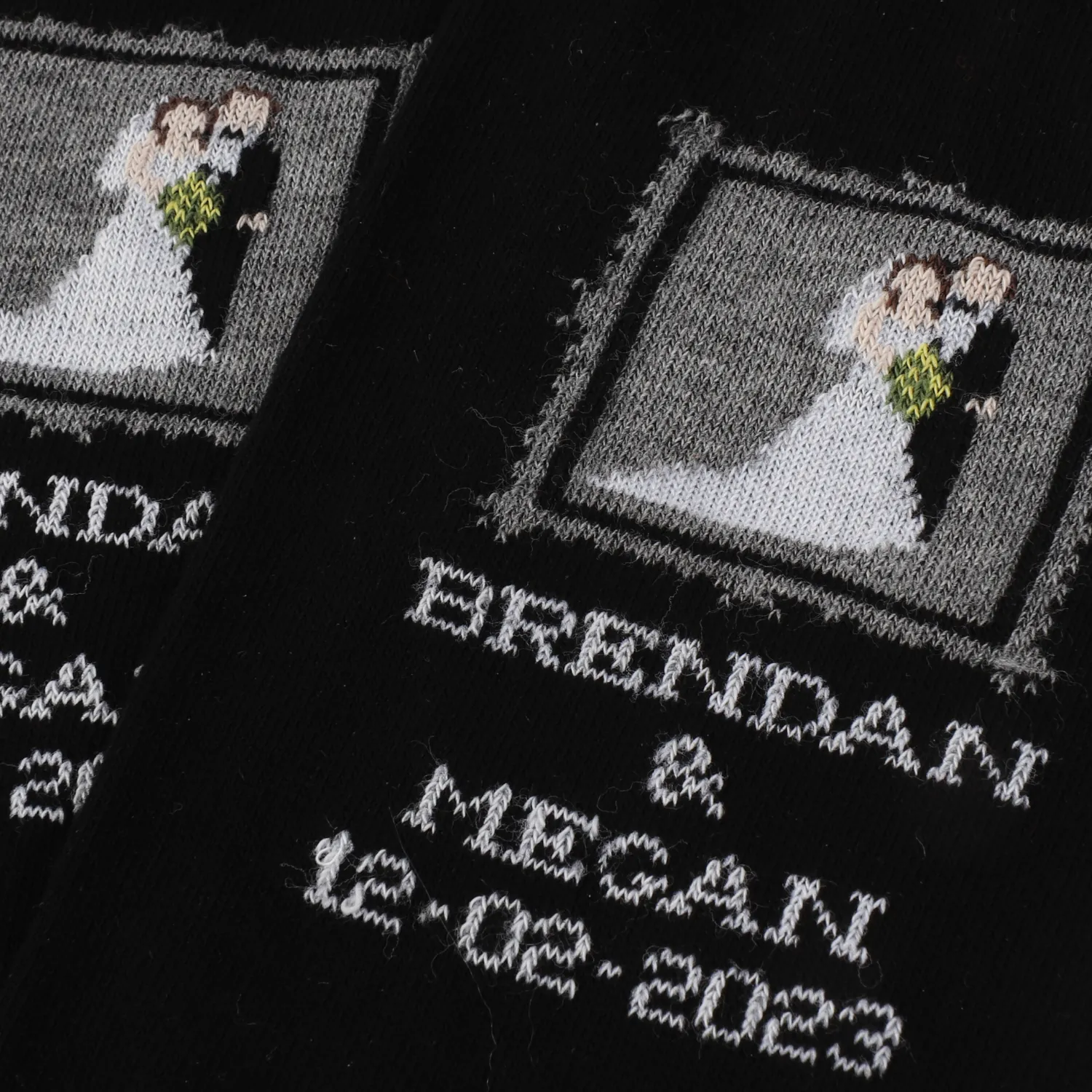 Men's Personalised Wedding Cotton Socks