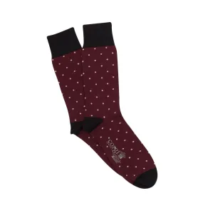 Men's Pin Dot Cashmere Blend Socks