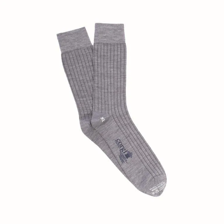 Men's Tenby Ribbed Merino Wool Socks