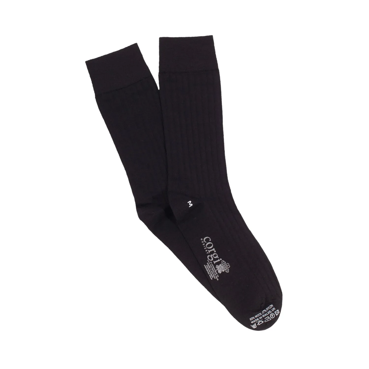 Men's Tenby Ribbed Merino Wool Socks