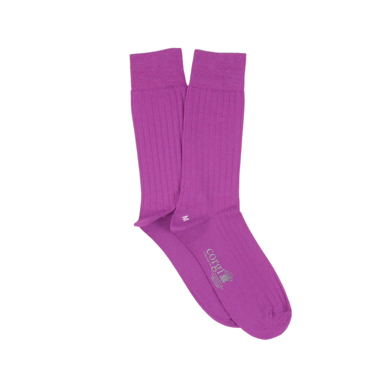 Men's Tenby Ribbed Merino Wool Socks