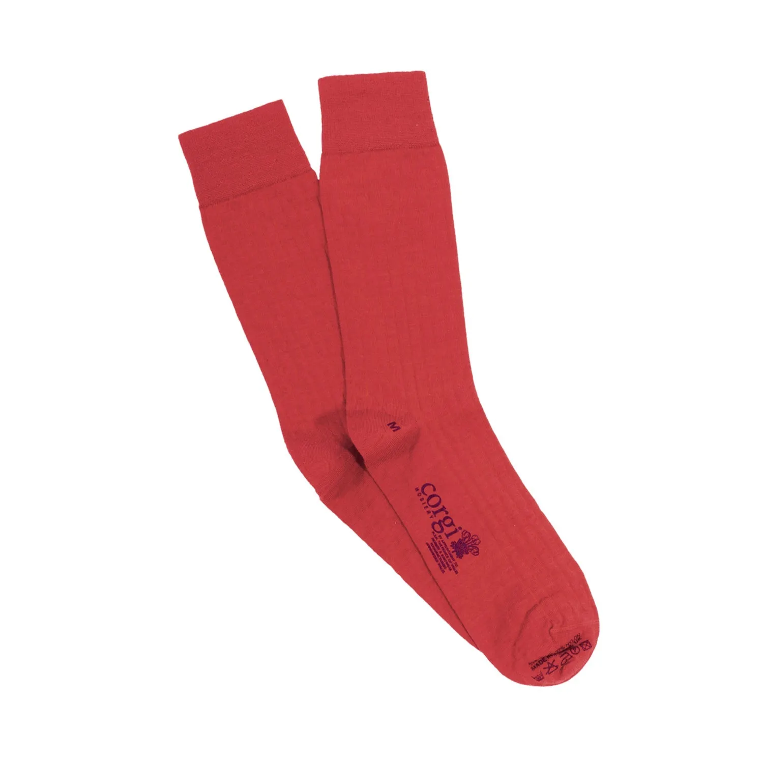 Men's Tenby Ribbed Merino Wool Socks