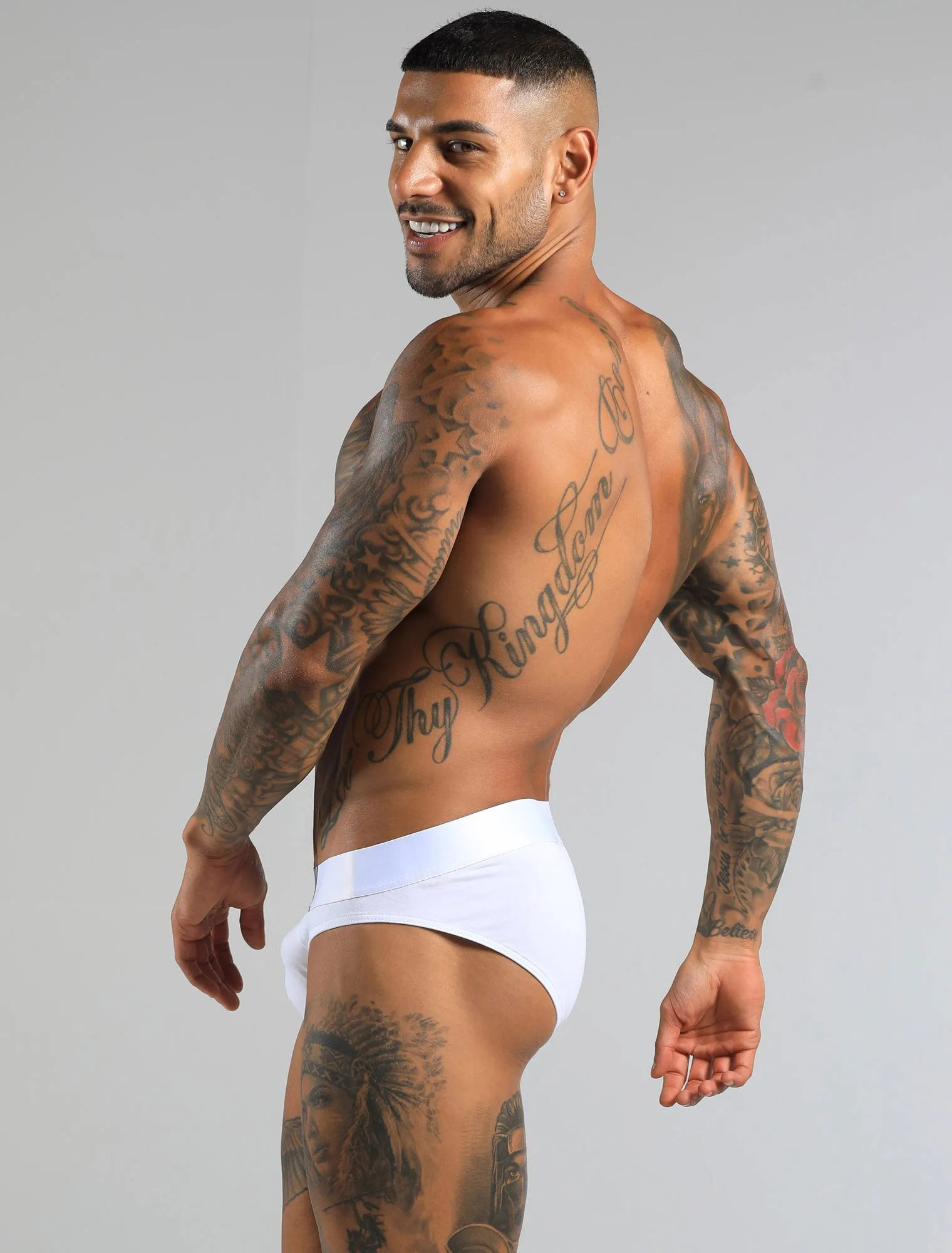 Mens White Briefs