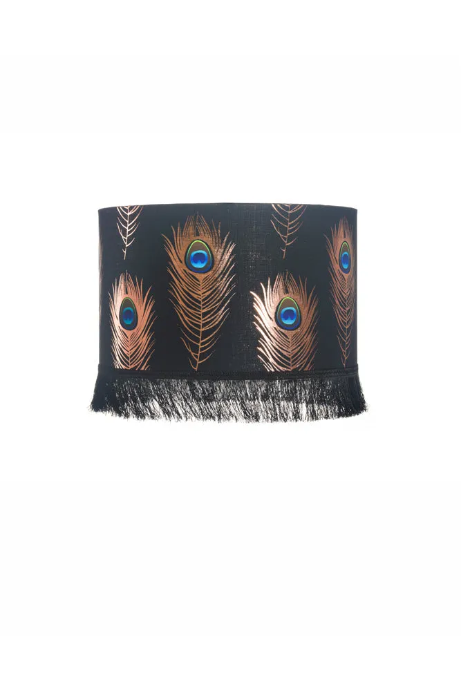 Mind The Gap Peacock Feather Lamp Shade - 3 Sizes Available