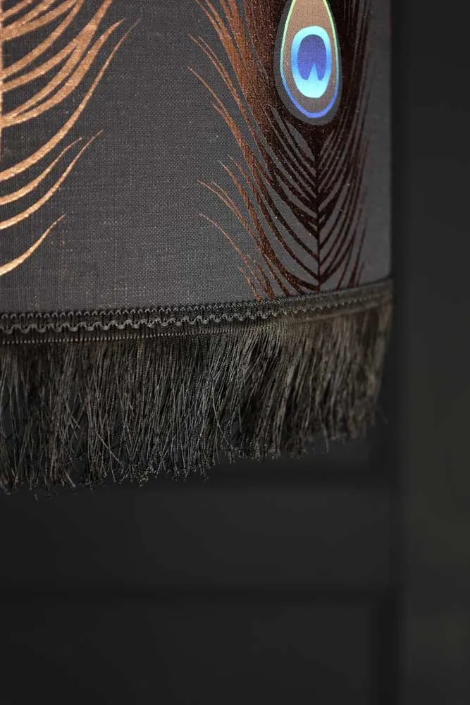 Mind The Gap Peacock Feather Lamp Shade - 3 Sizes Available