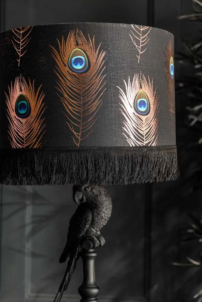 Mind The Gap Peacock Feather Lamp Shade - 3 Sizes Available