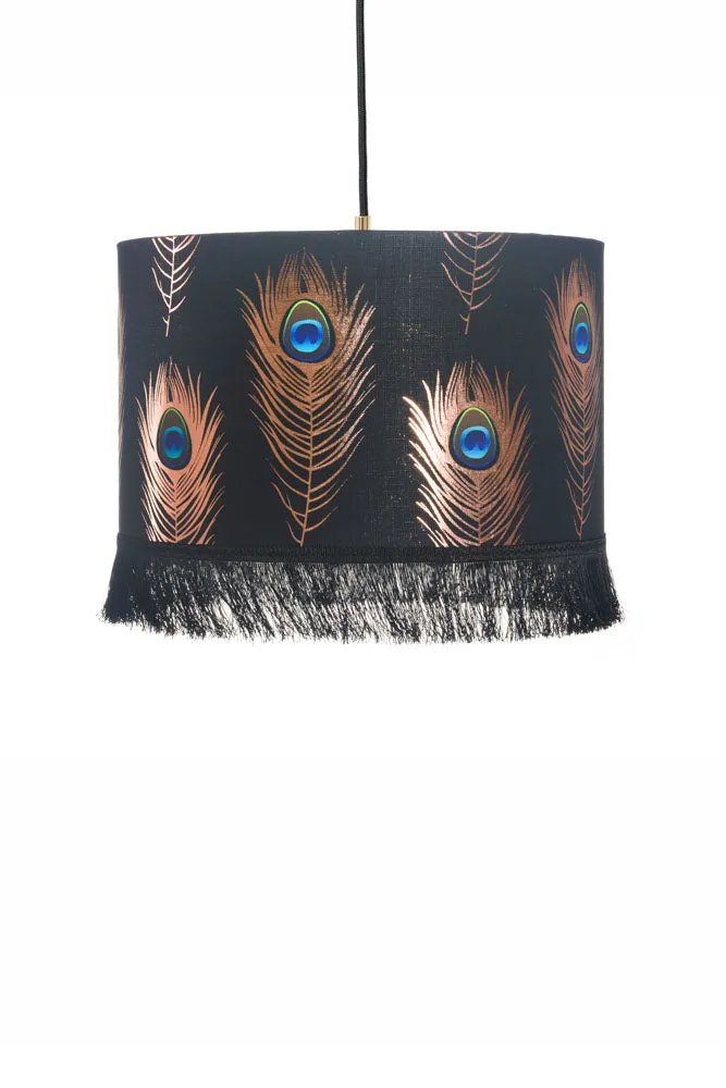 Mind The Gap Peacock Feather Pendant Ceiling Light - 3 Sizes Available