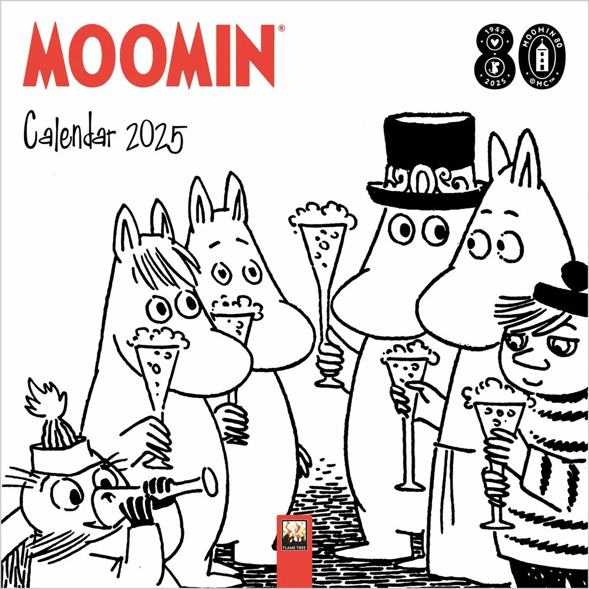 Moomin Comic Strip Mini Wall Calendar 2025