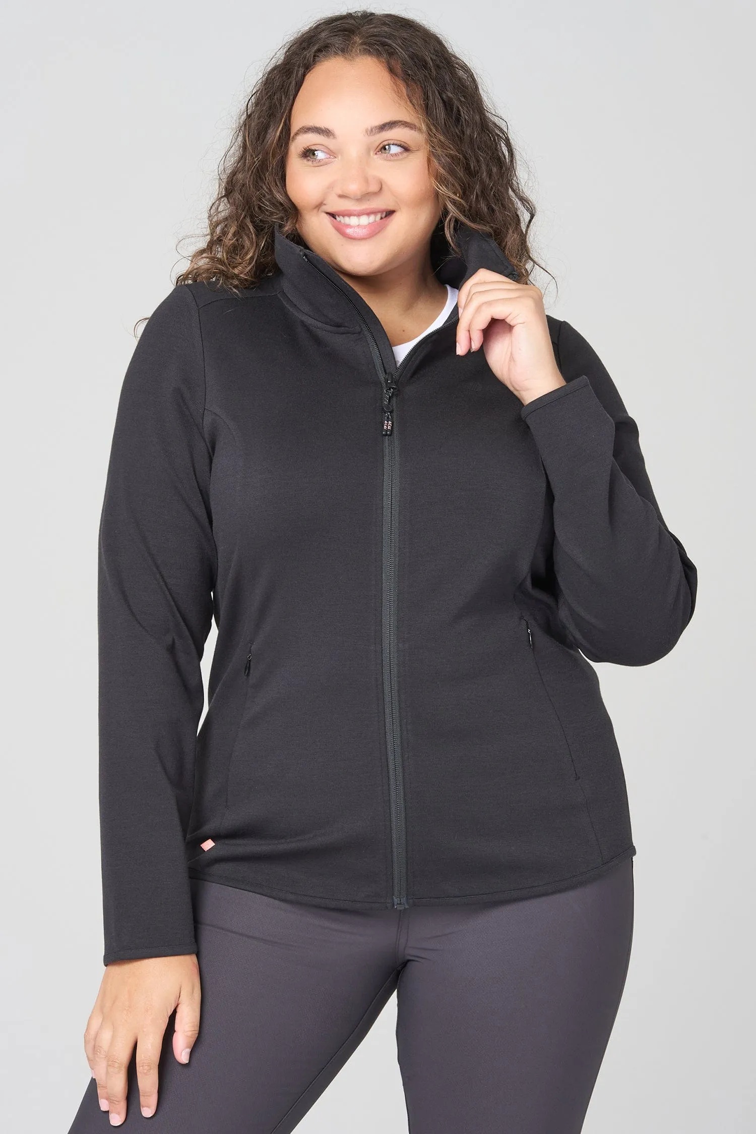 Performance Full Zip Mid Layer - Black