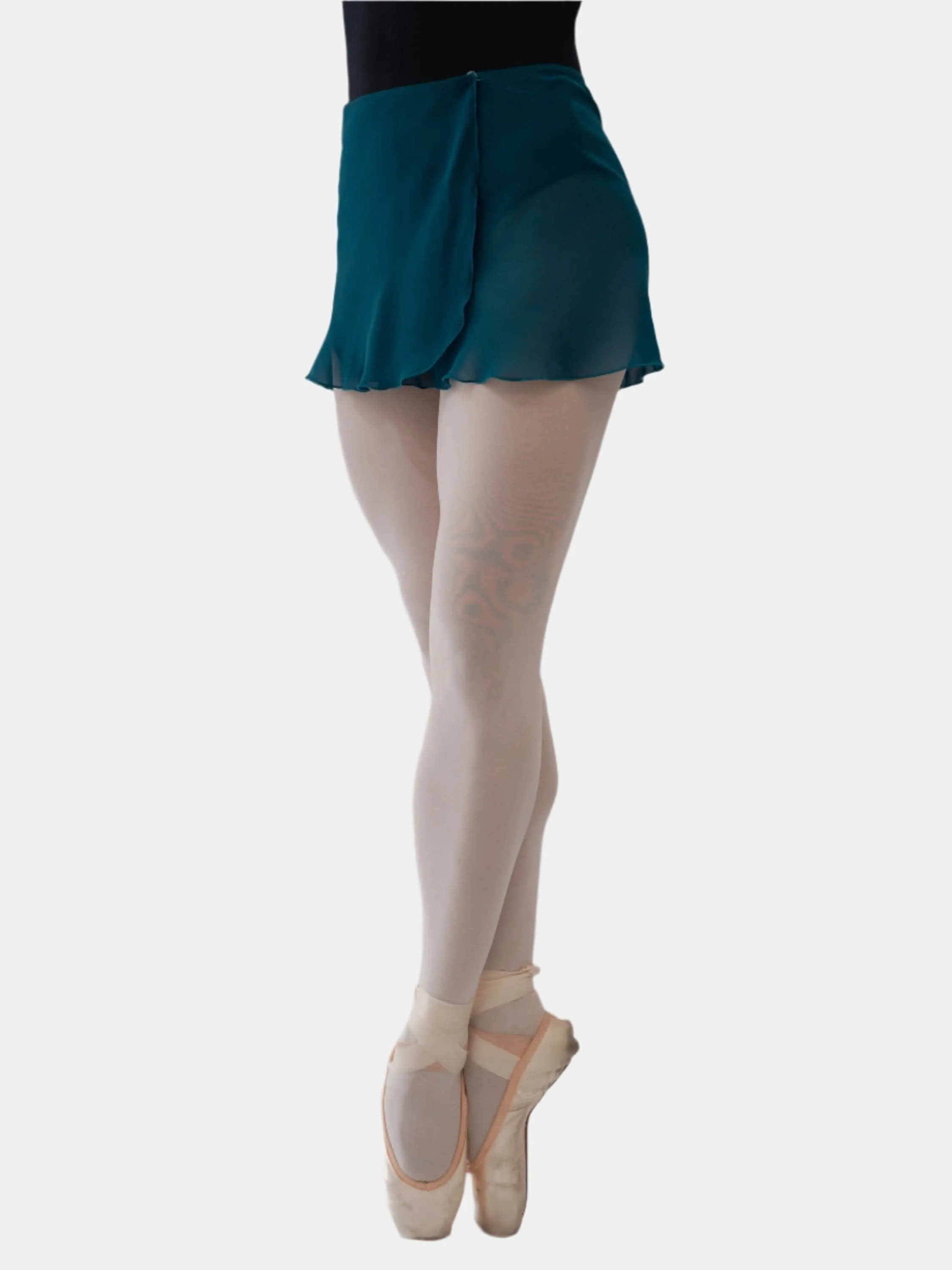 Petrol Wrap Short Dance Skirt MP301