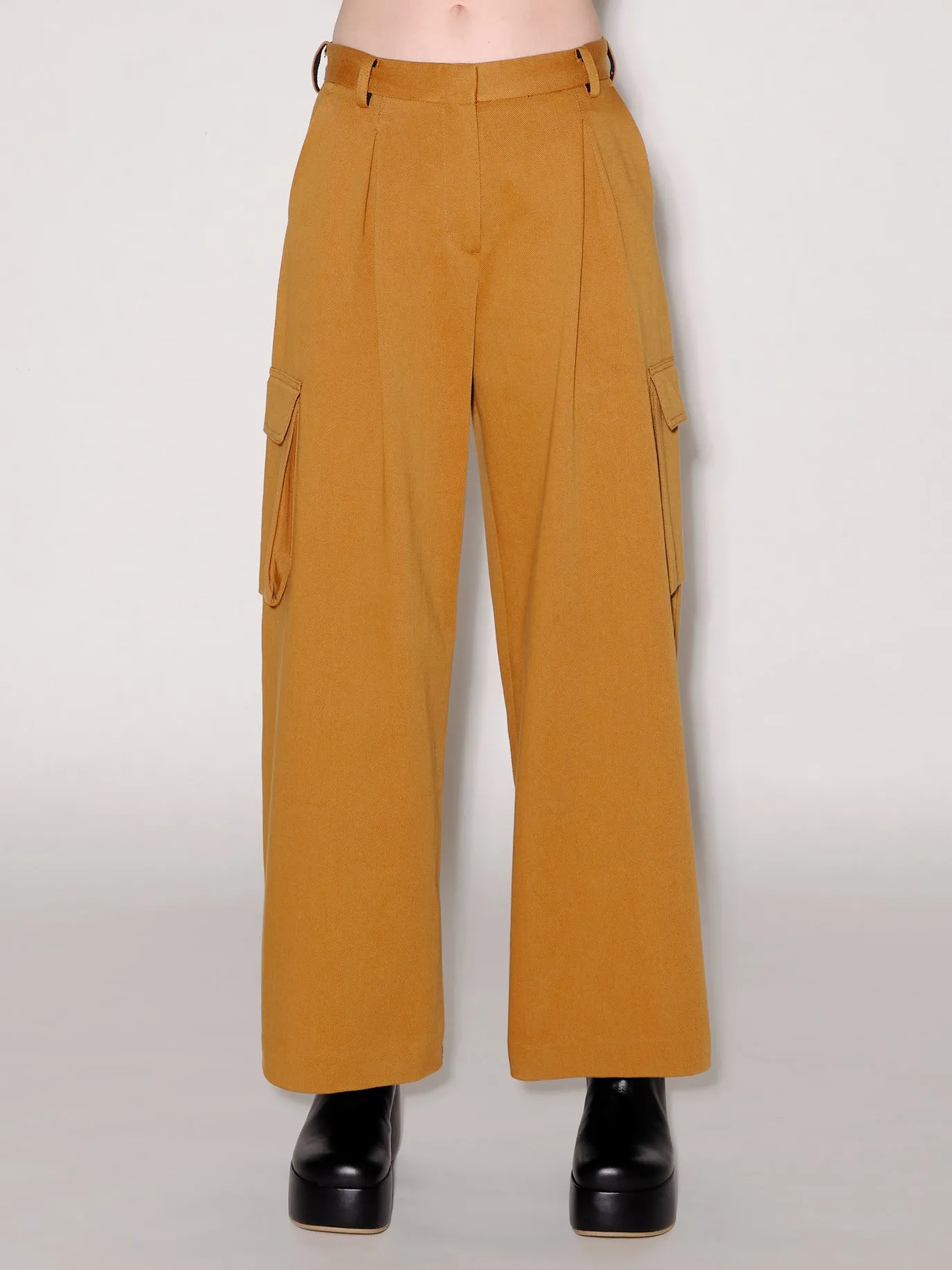 Pleated Cargo Pant