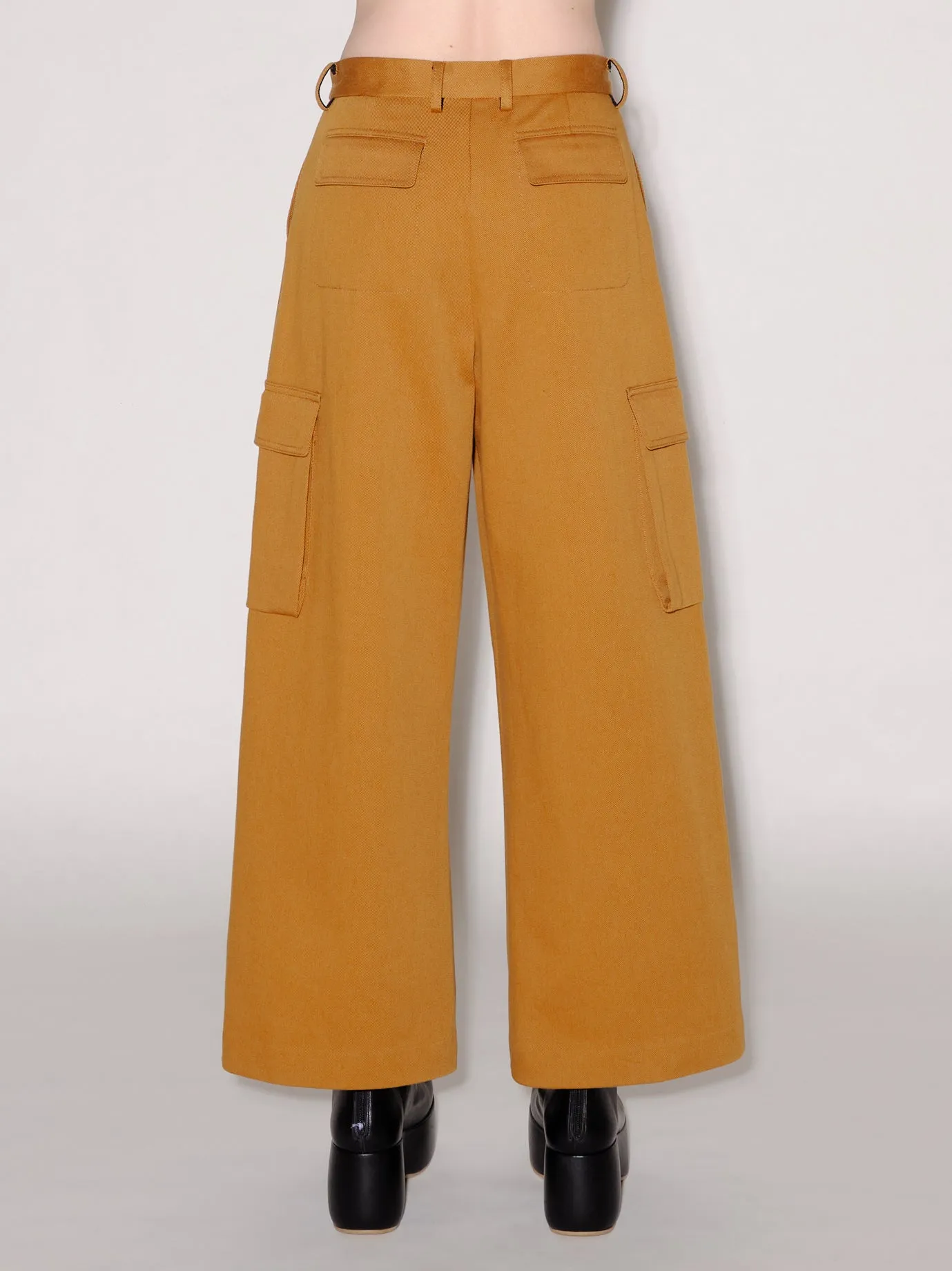 Pleated Cargo Pant