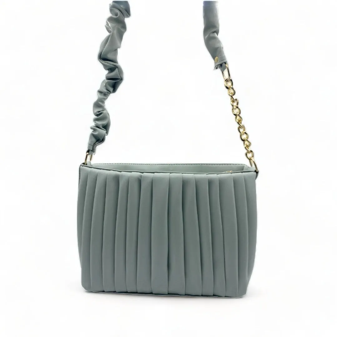 Pleated Leather Handbag PLHS