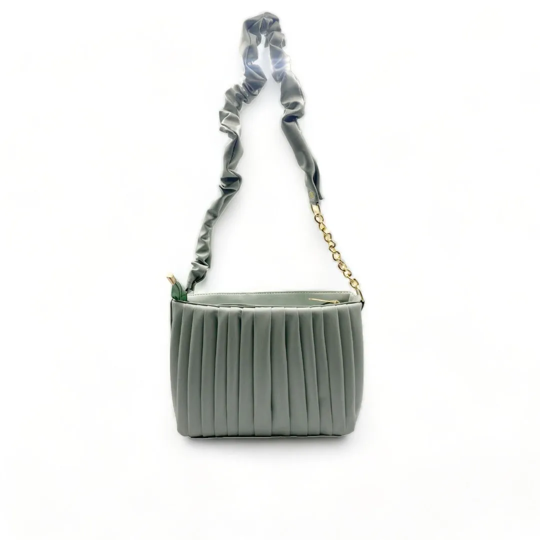 Pleated Leather Handbag PLHS