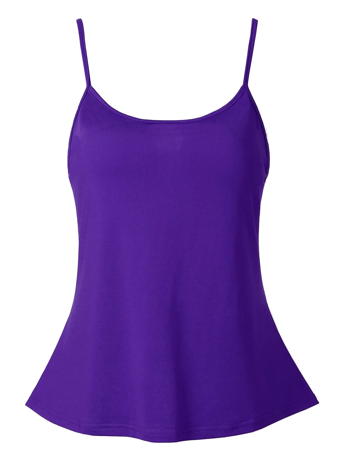 Plus Size Draped Neck 2 in 1 Tank Top