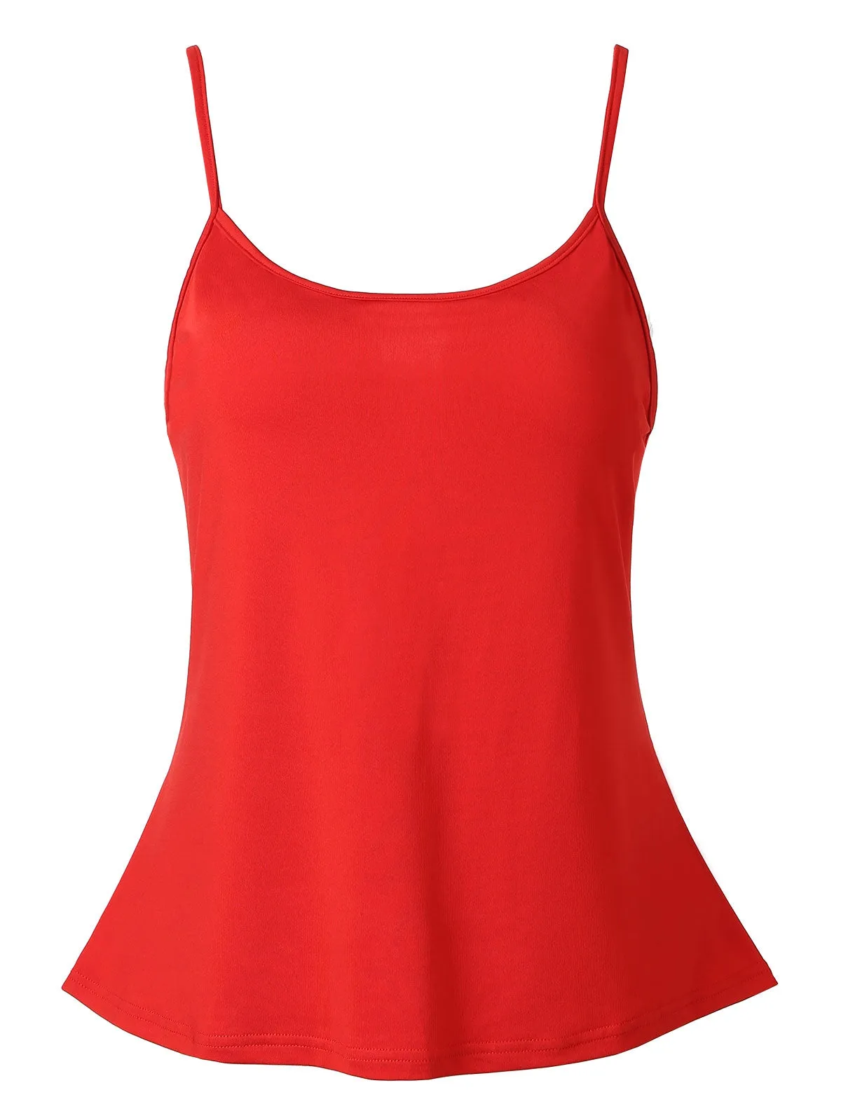 Plus Size Draped Neck 2 in 1 Tank Top