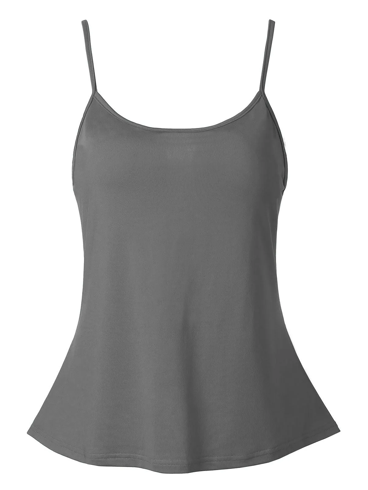 Plus Size Draped Neck 2 in 1 Tank Top