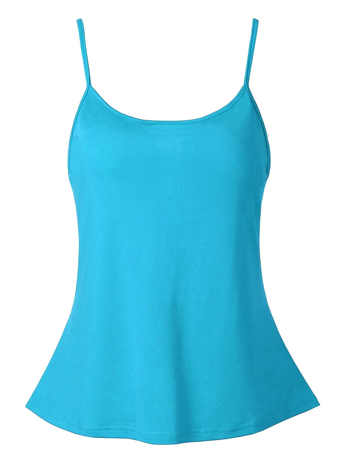 Plus Size Draped Neck 2 in 1 Tank Top