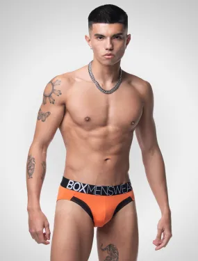 Prince Fit Briefs - Orange & Black