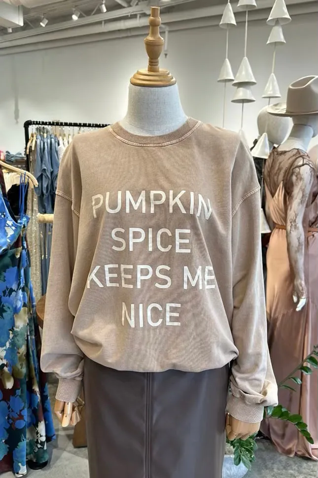 PUMPKIN SPICE SWEATSHIRT