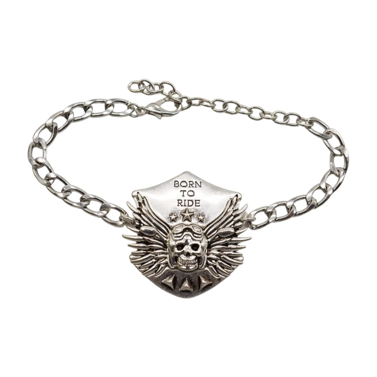 "Born to Ride" Motorcycle Biker Pendant Boot Chain