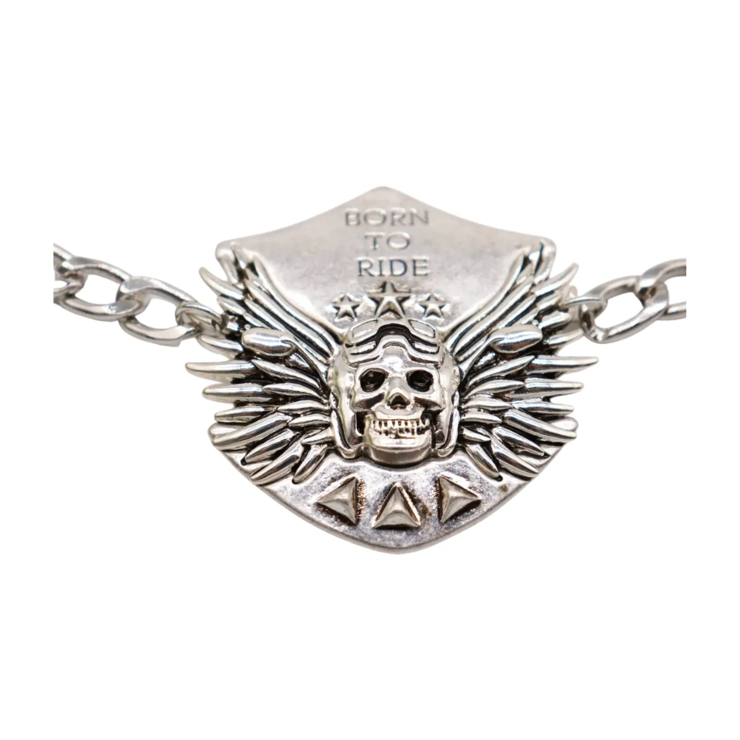 "Born to Ride" Motorcycle Biker Pendant Boot Chain