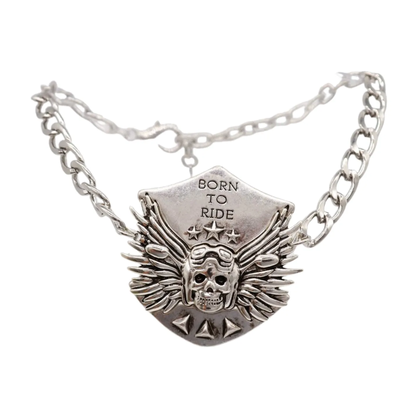 "Born to Ride" Motorcycle Biker Pendant Boot Chain