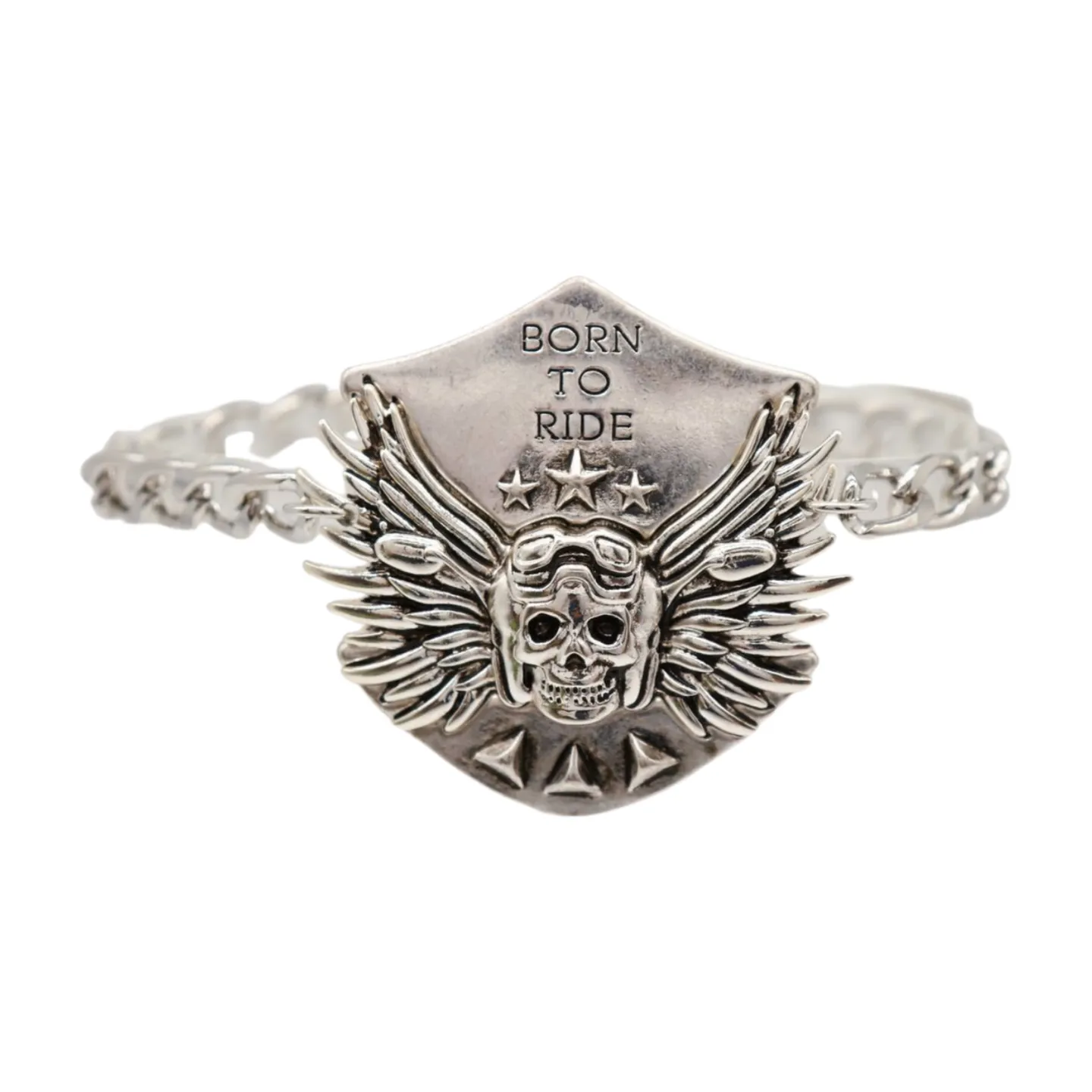 "Born to Ride" Motorcycle Biker Pendant Boot Chain