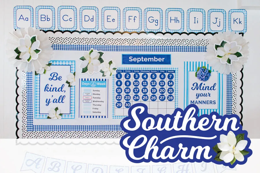 "Southern Charm" Full UPRINT Bundle | Printable Classroom Decor | Teacher Classroom Decor | Schoolgirl Style