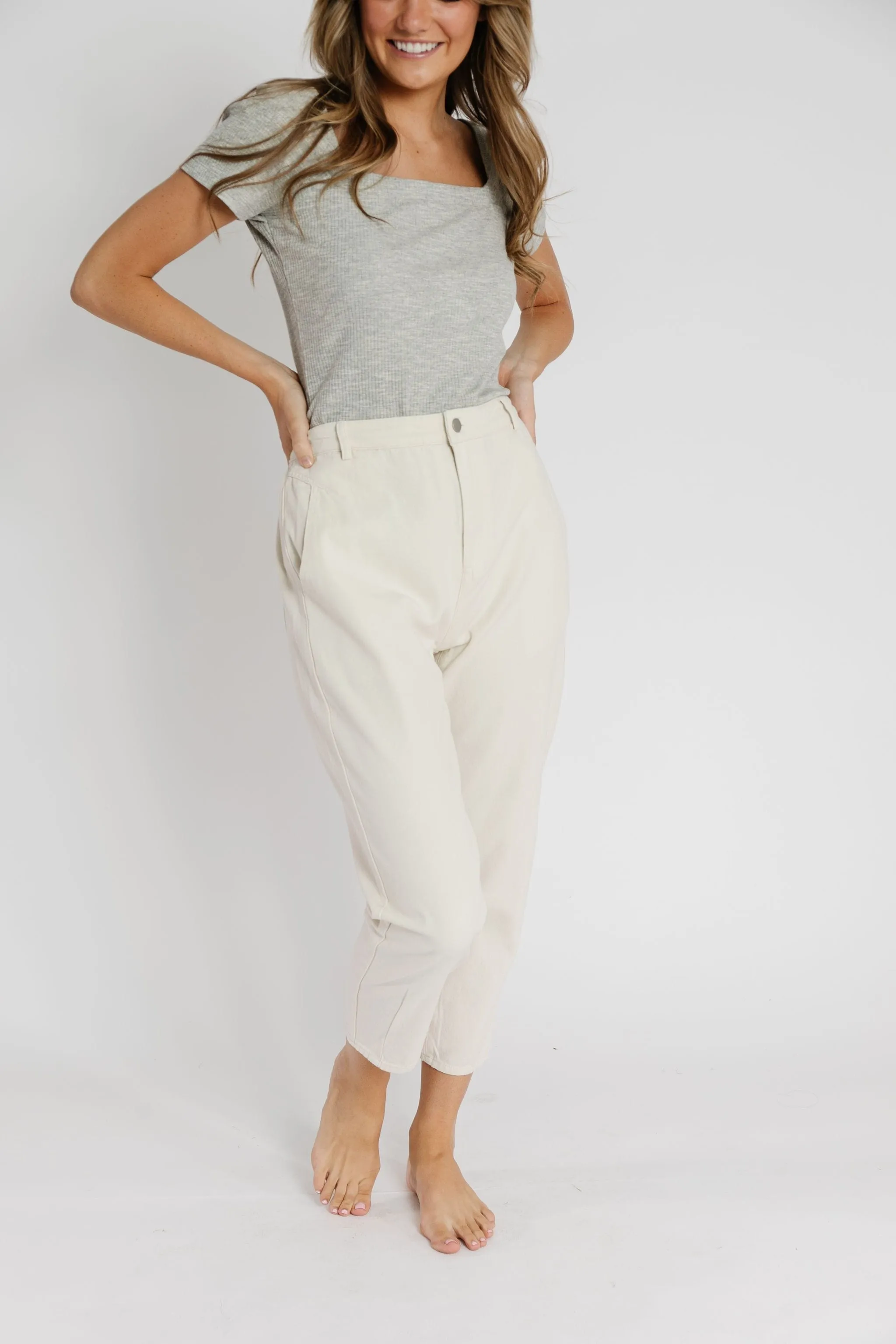 Rafe Pant in Ivory