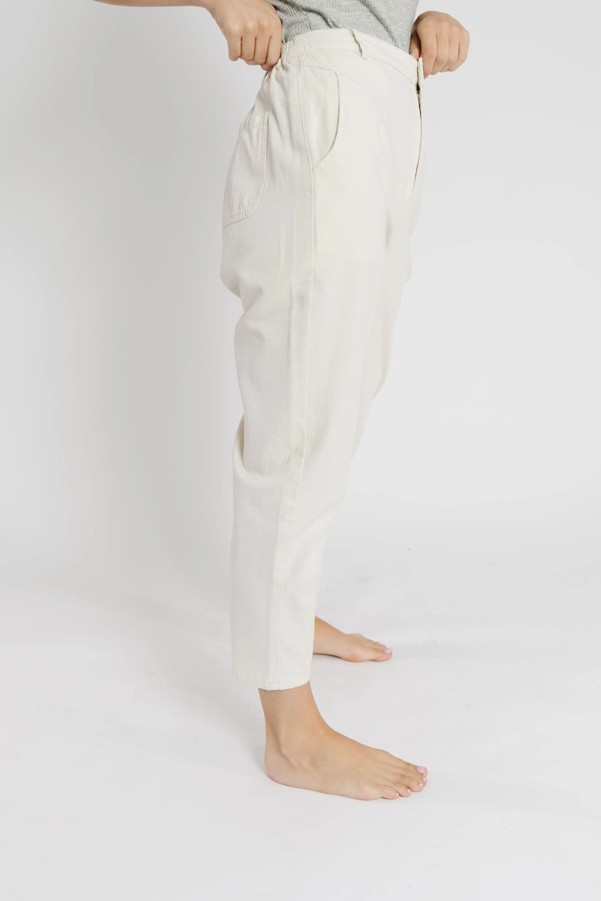 Rafe Pant in Ivory