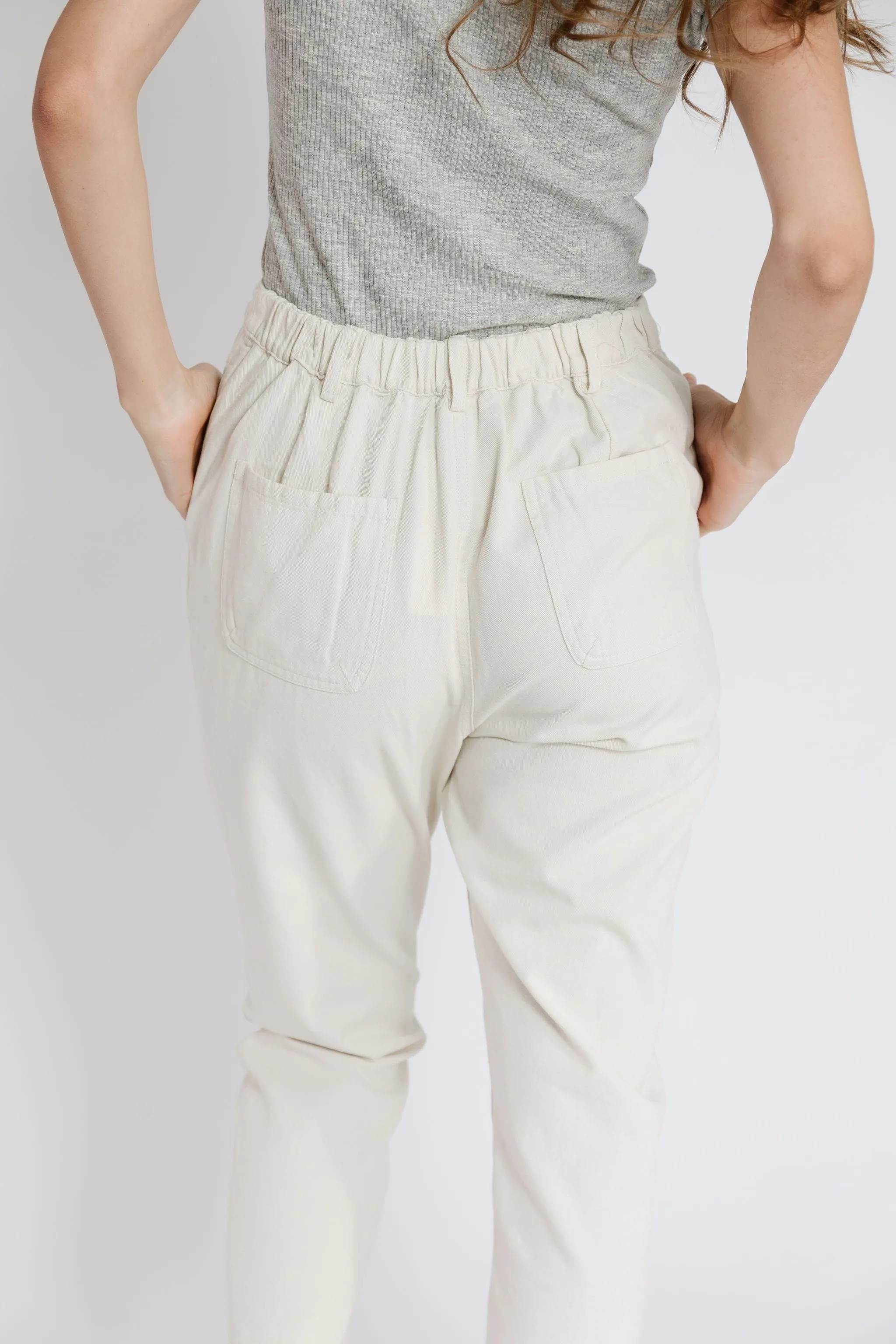 Rafe Pant in Ivory