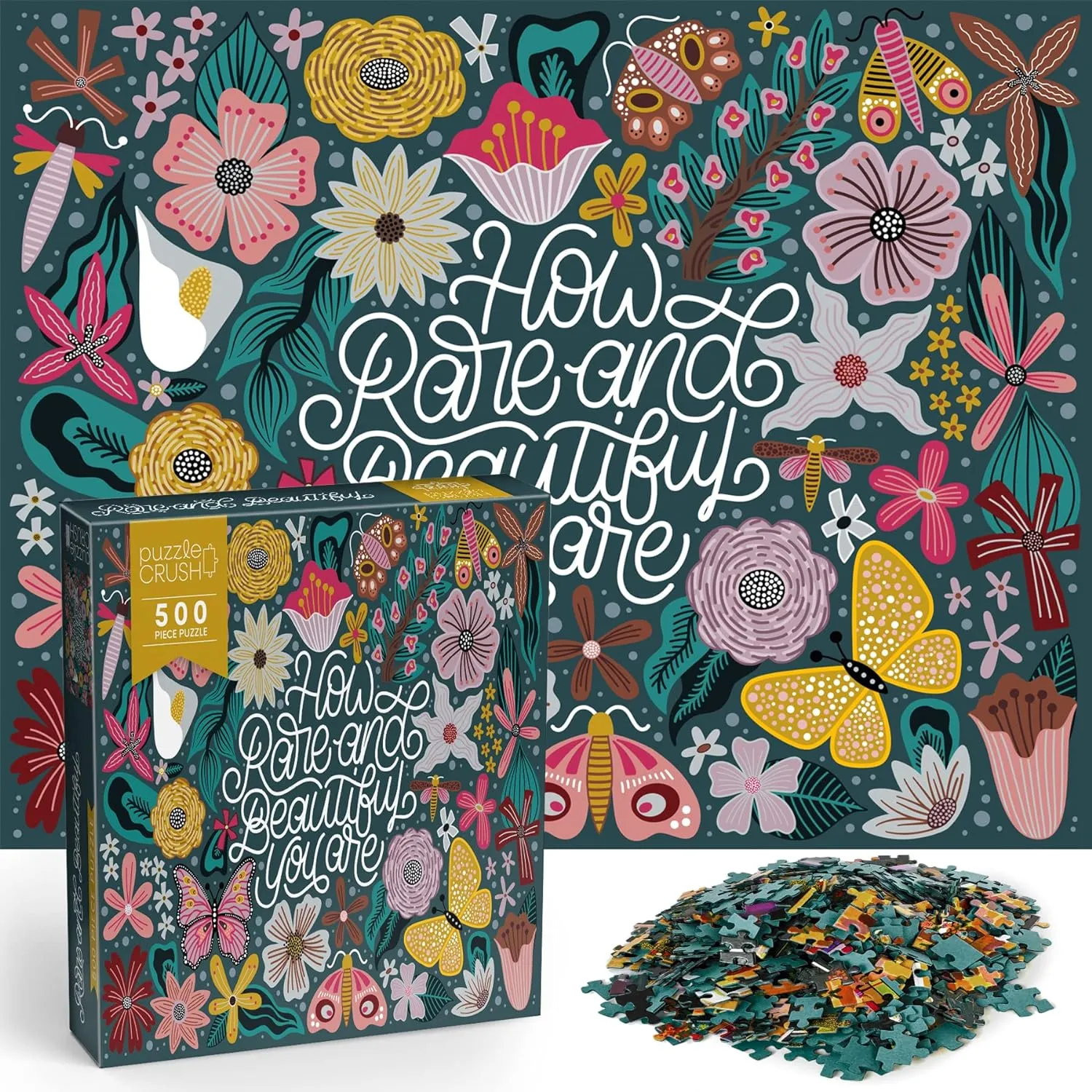 Rare &amp; Beautiful | 500 Piece Jigsaw Puzzle by Paper Peony Press