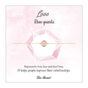 ROSE QUARTZ LOVE BRACELET