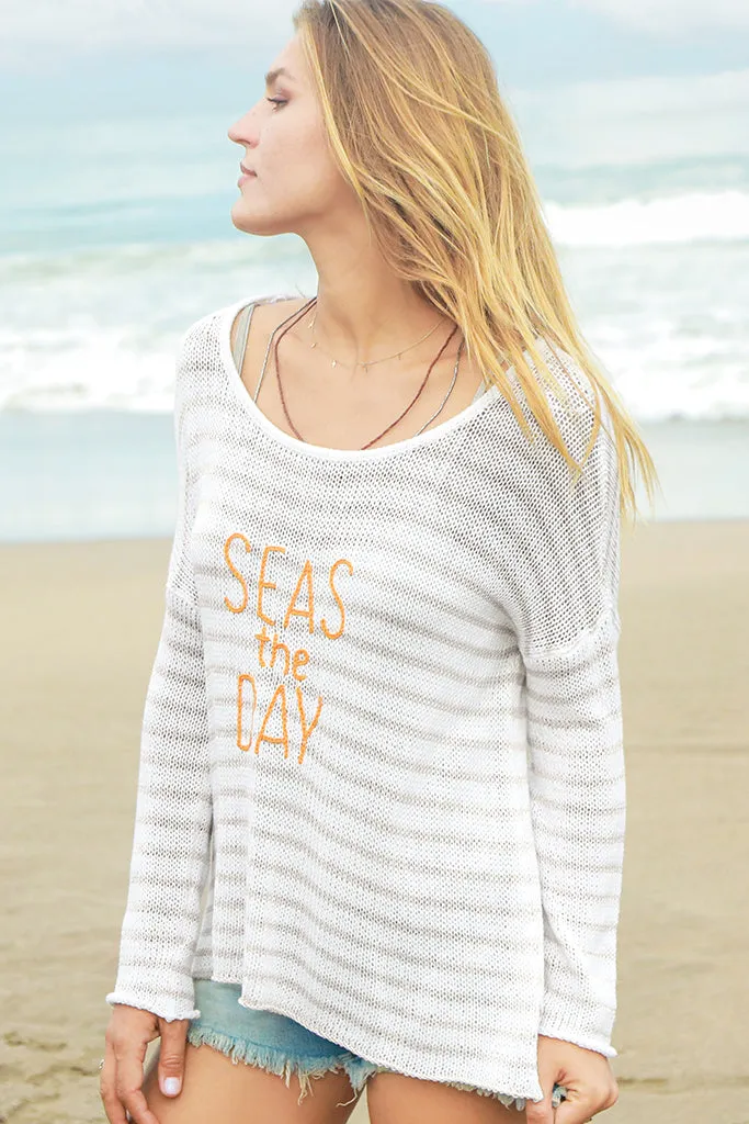 *SALE* - SEAS THE DAY CREW COTTON