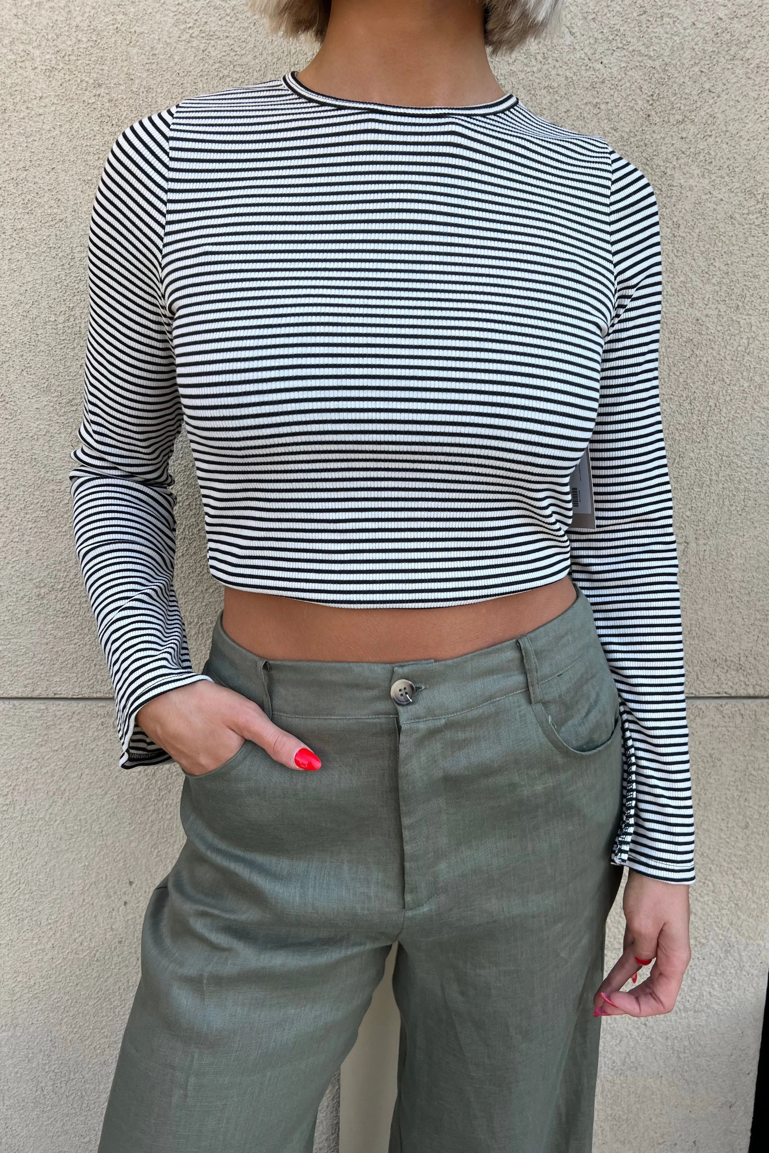 SLOANE STRIPED TOP