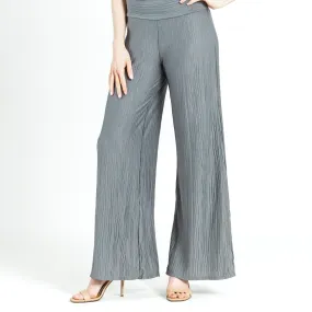 Soft Pleat Knit - Palazzo Pant - Olive - Final Sale!