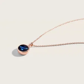 The Astral Sky Light Necklace in Rose Gold