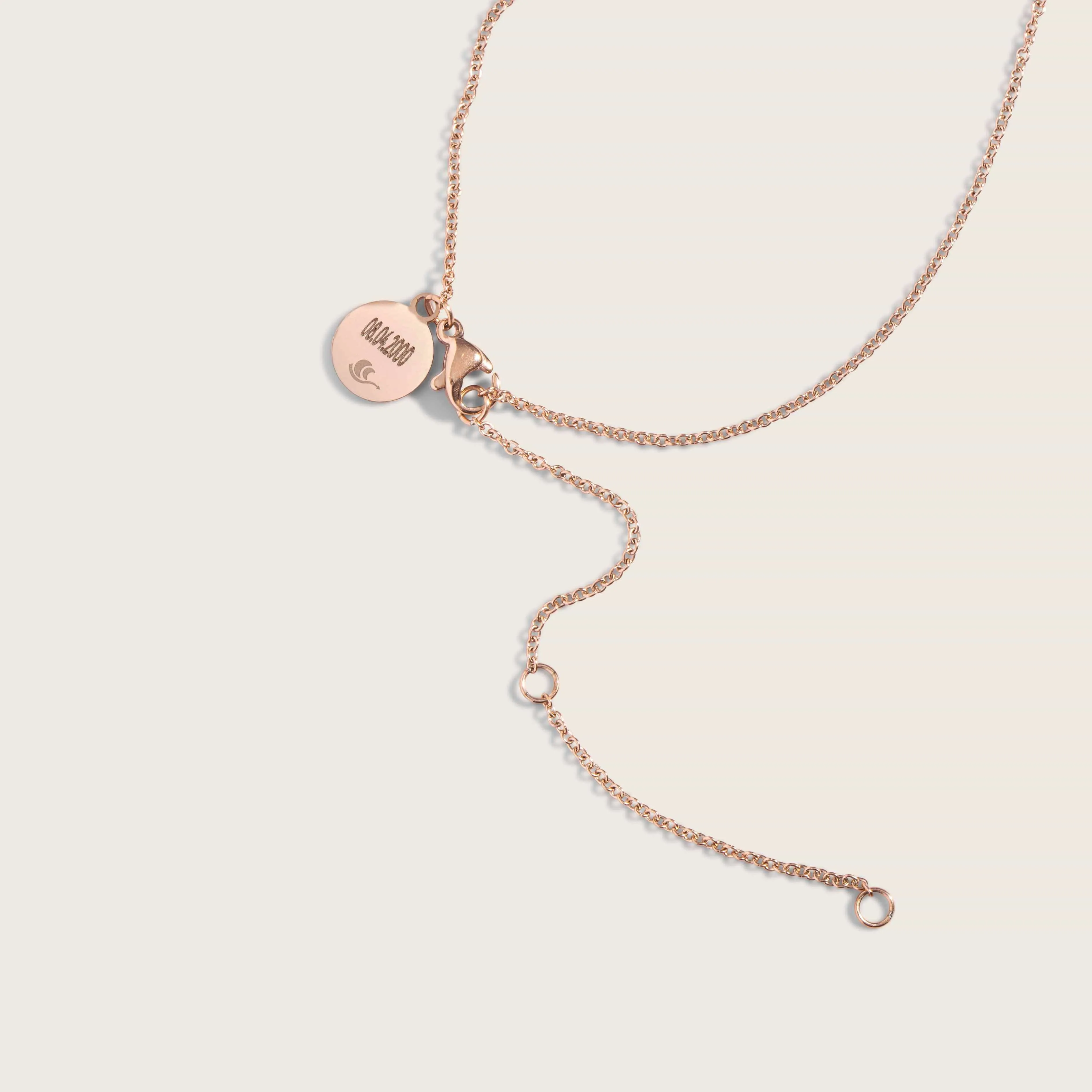 The Astral Sky Light Necklace in Rose Gold