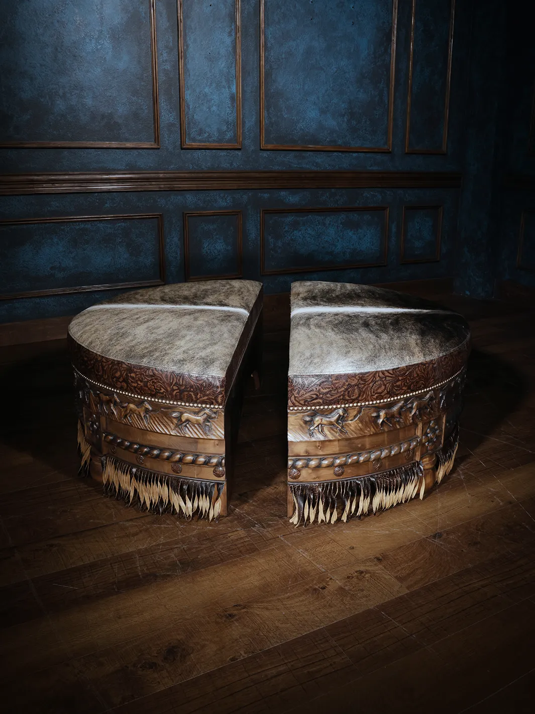 The Cattle King Ranch Ottoman