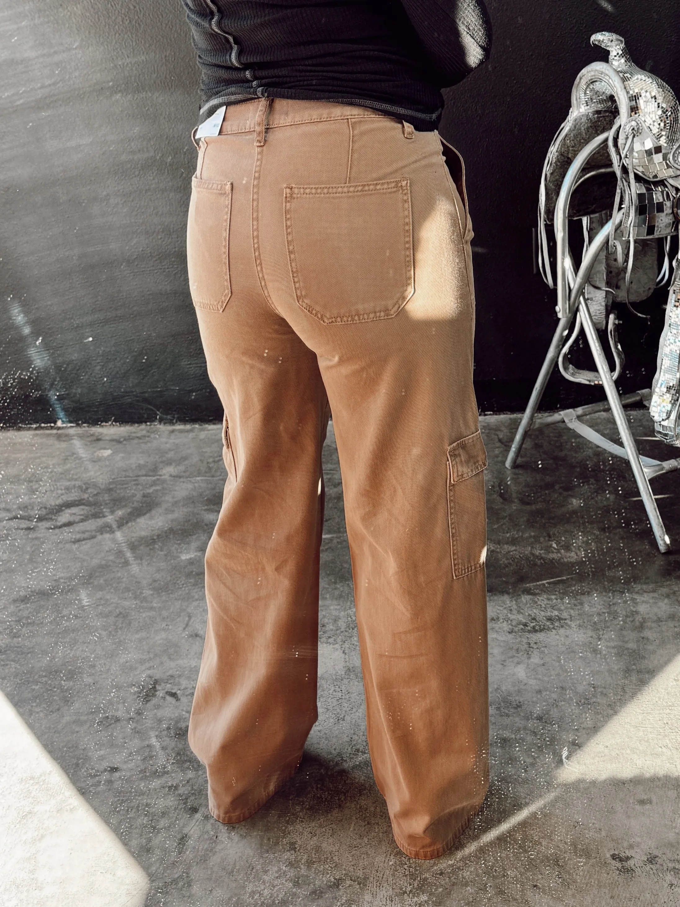 The Olivia Cargo Jeans-Size 29