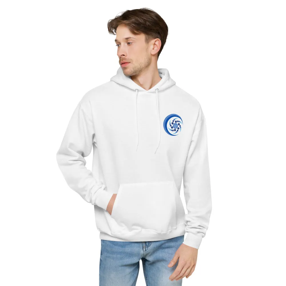 The Packets Blue Unisex Fleece Hoodie