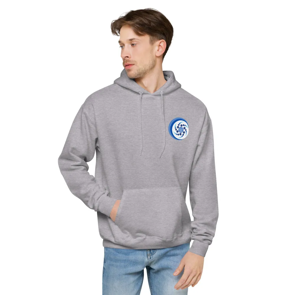 The Packets Blue Unisex Fleece Hoodie