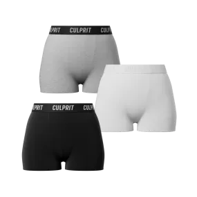 The Solid Booty Shorts 3-Pack  👌