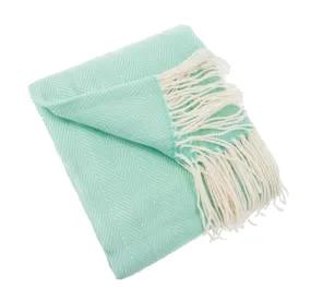 Throw Blanket with Fringe