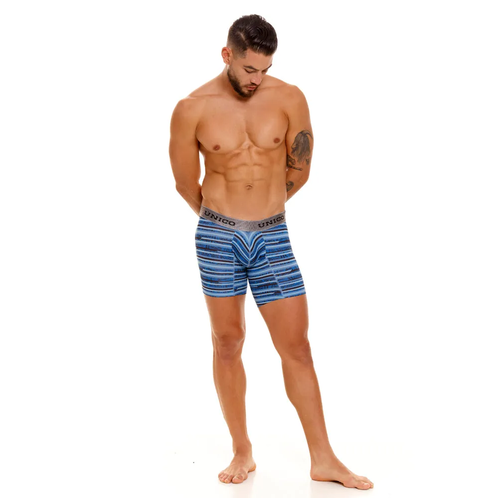 Unico Boxer Long Leg Suspensor Cup RAYADO