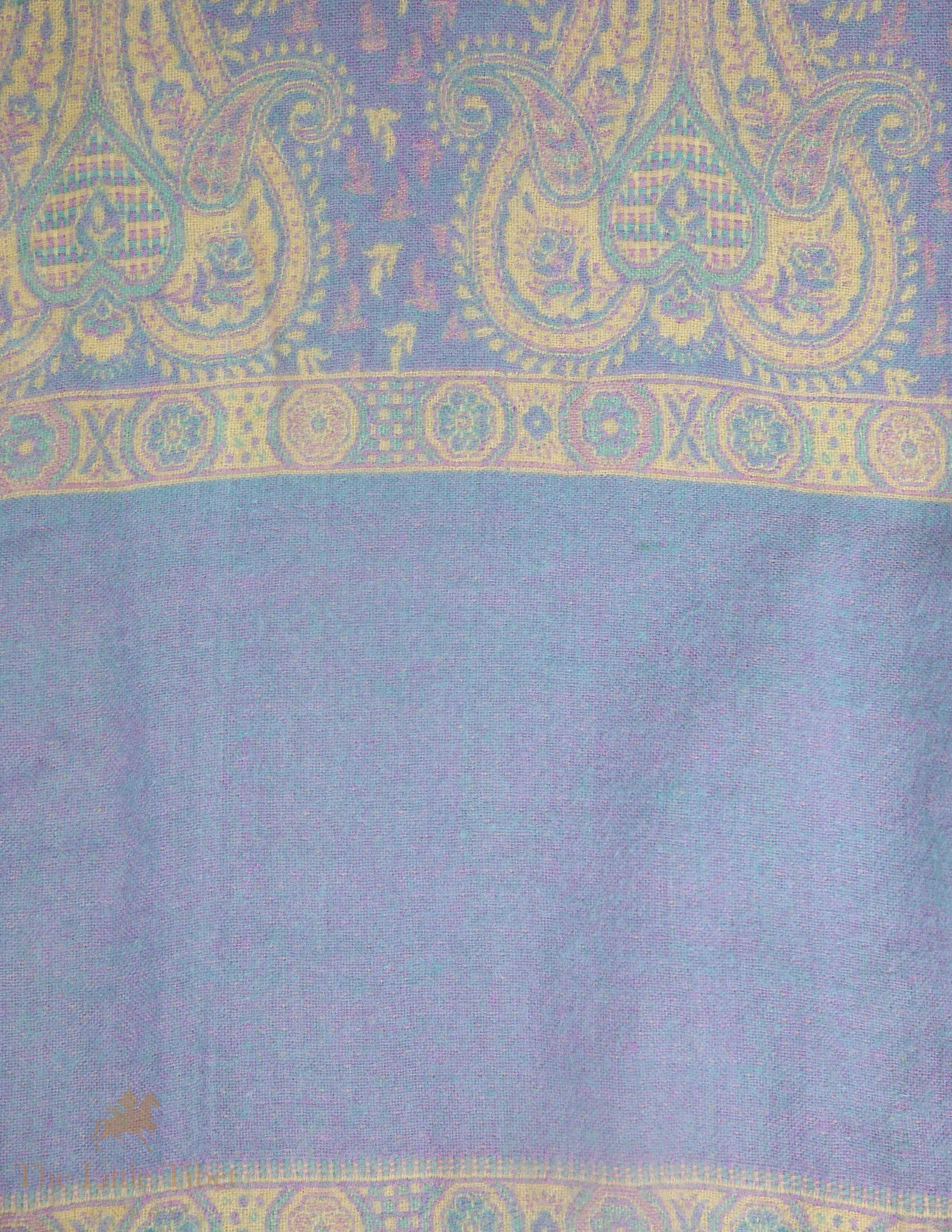 Viola Polo Blue Tibet Shawl - TS9F