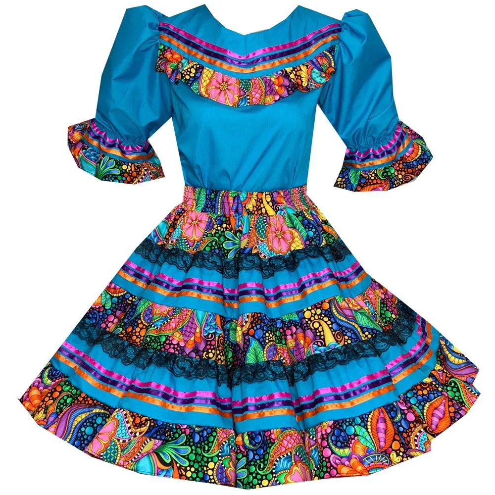 Vivid Fantasia Square Dance Outfit